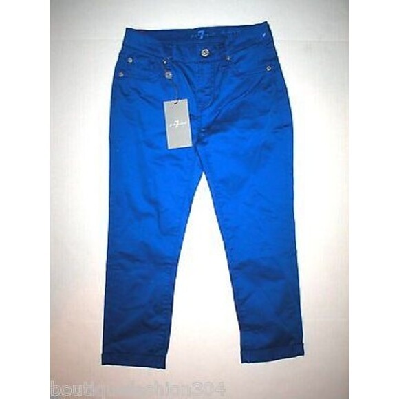 New 2pr Girls Jeans 12 NWT Joes 7 For All Mankind Skinny Black Blue Jeggings LOT - Picture 8 of 8